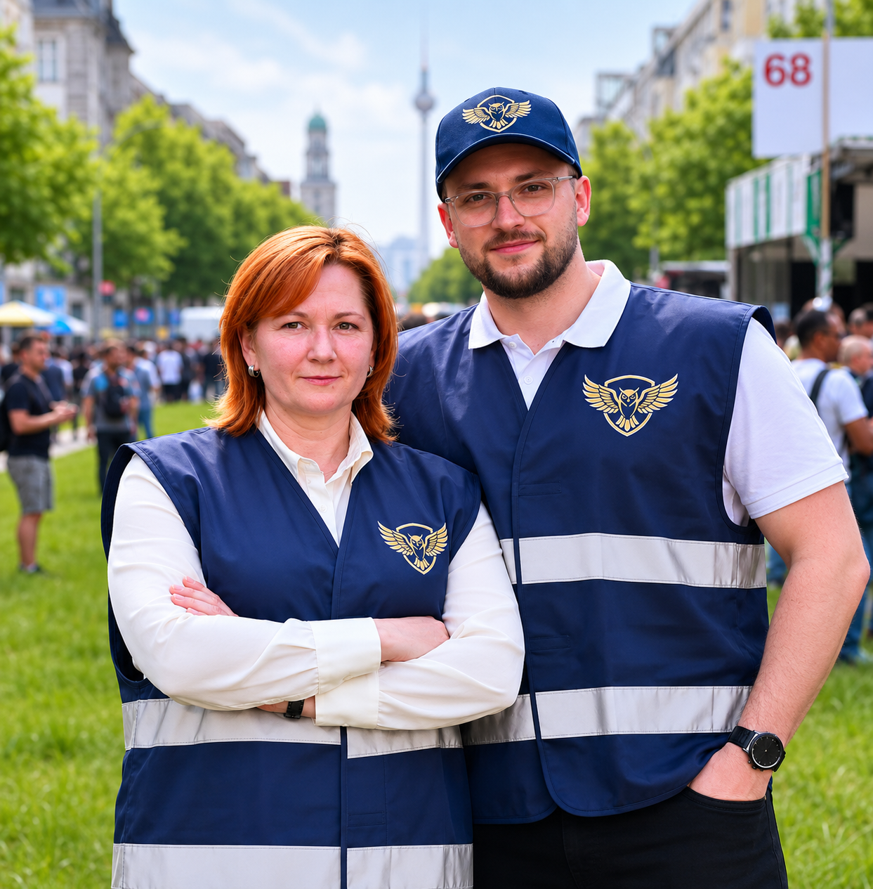 Albina Gook und Ramsan Gook, Geschäftsführung der Immerwach GmbH in Berlin
