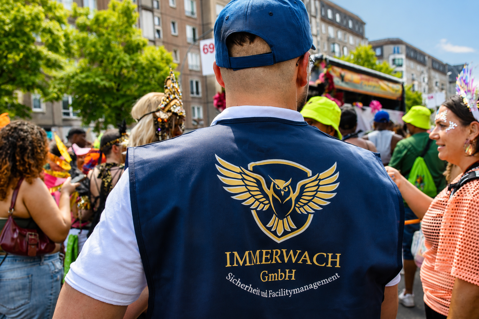 Immerwach GmbH Logo auf der Einsatzweste